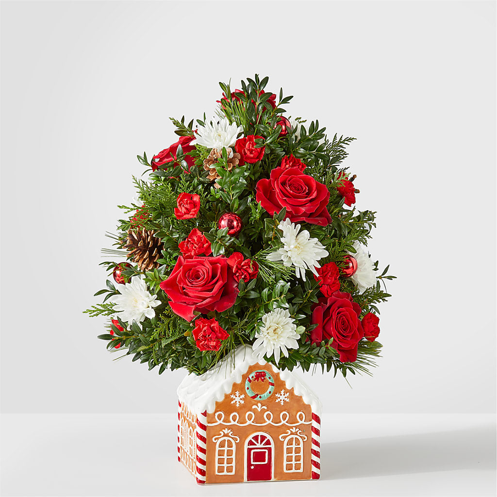 Spiced Gingerbread Tree – County Seat Florist, Mays Landing NJ