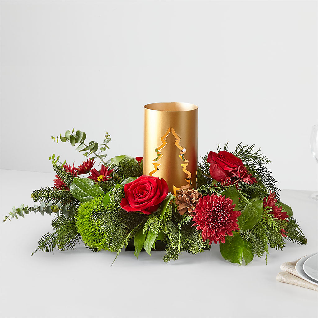 Toast the Season Centerpiece – County Seat Florist, Mays Landing NJ