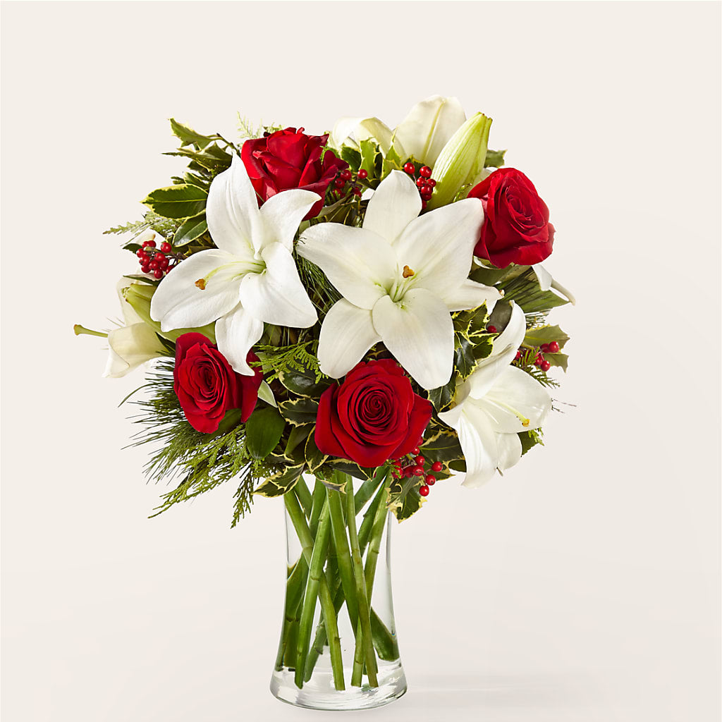 Sparkling Snowflakes Bouquet – County Seat Florist, Mays Landing NJ