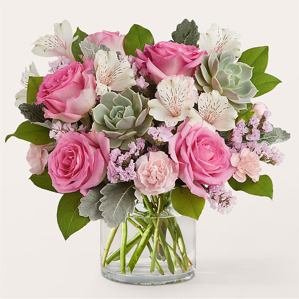 Dusty Rose Bouquet – County Seat Florist, Mays Landing NJ