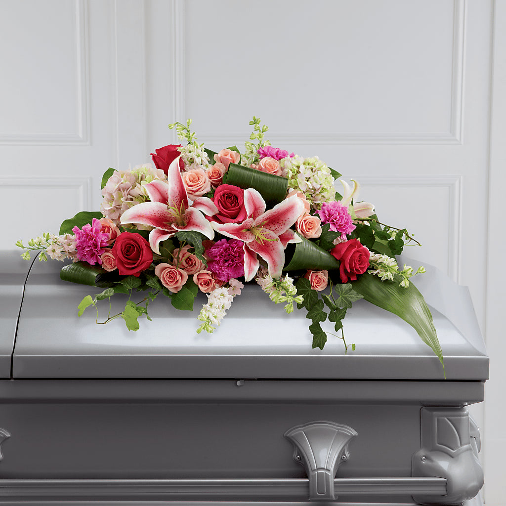 Splendid Grace Casket Spray – County Seat Florist, Mays Landing NJ