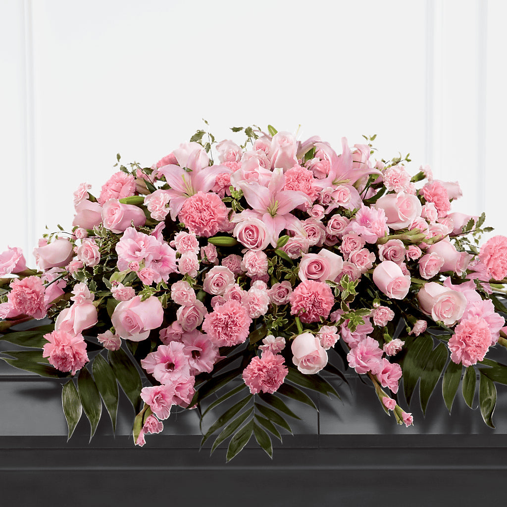 Garden of Comfort Casket Spray (Standard) – County Seat Florist, Mays Landing NJ
