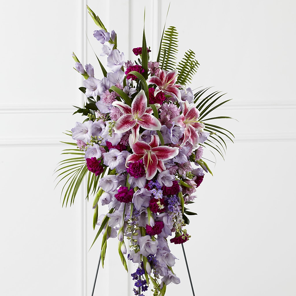 Tender Touch Standing Spray – County Seat Florist, Mays Landing NJ