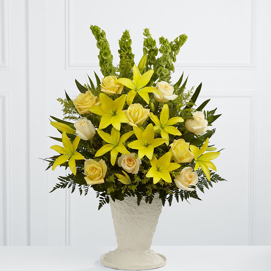 Golden Memories Arrangement – County Seat Florist, Mays Landing NJ
