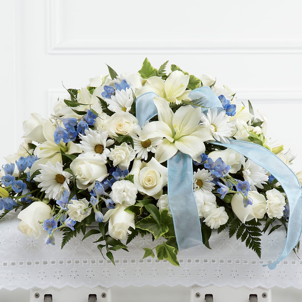 Tender Treasure Casket Spray – County Seat Florist, Mays Landing NJ