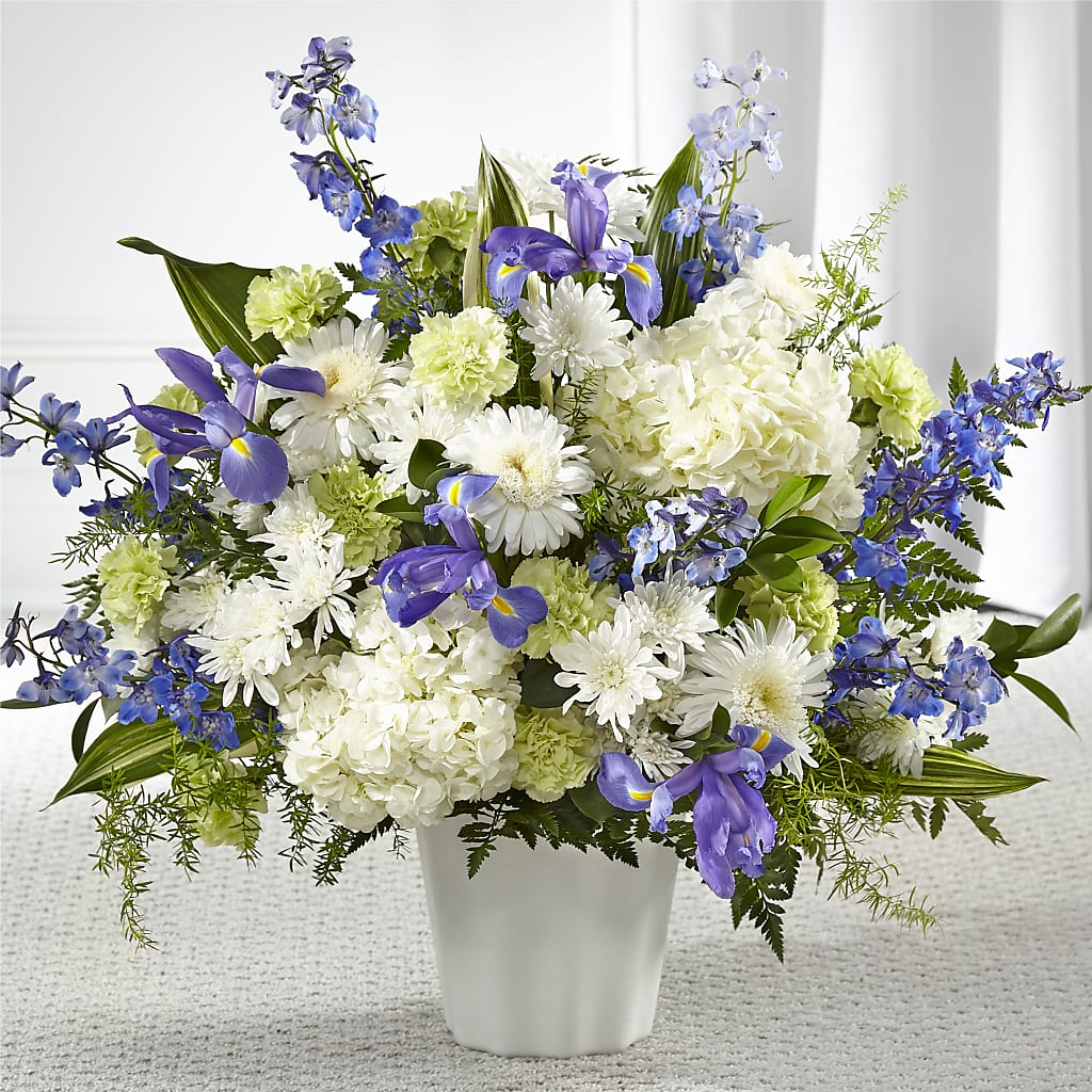 Soft Serenity Floor Basket – County Seat Florist, Mays Landing NJ