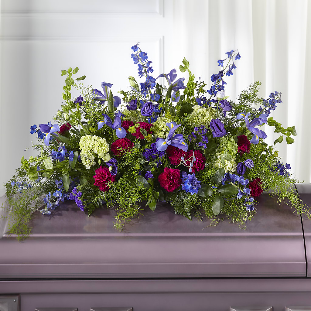 Always Treasured Casket Spray – County Seat Florist, Mays Landing NJ