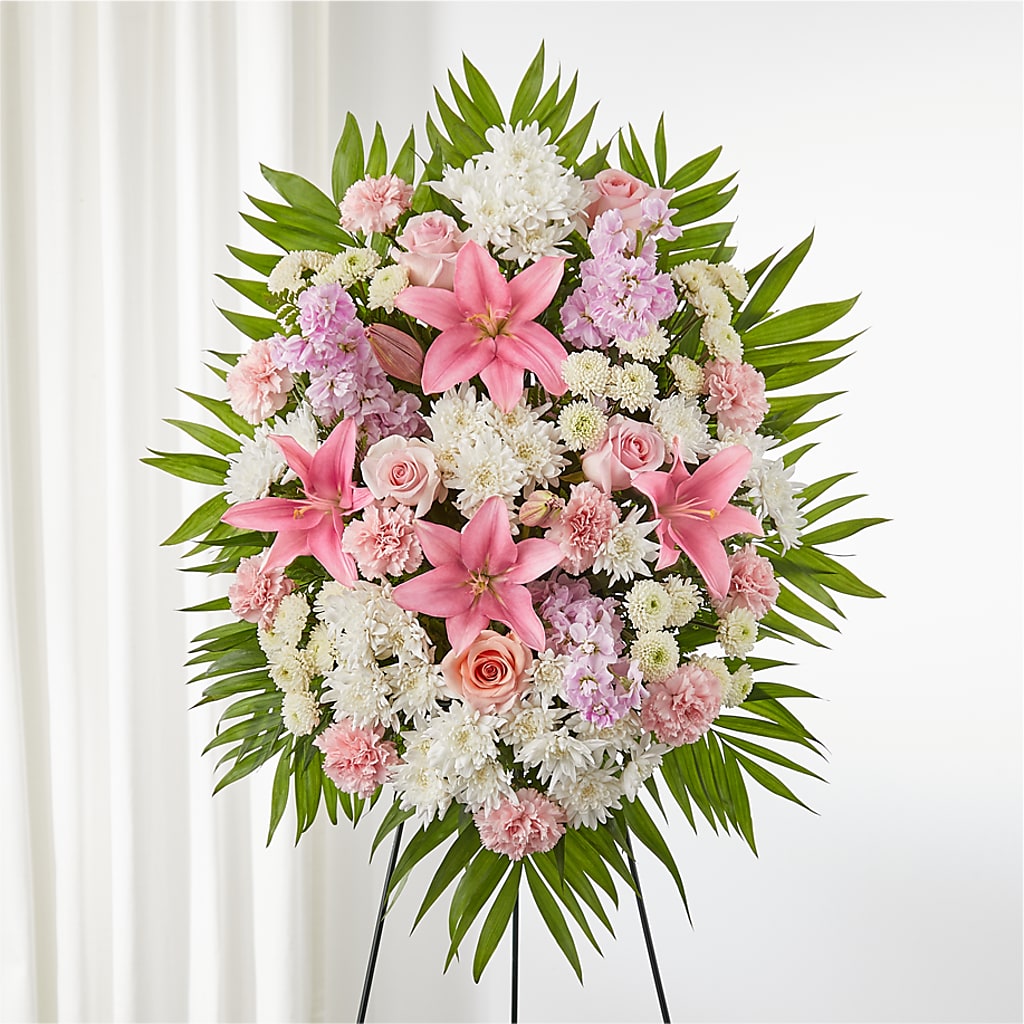 Offering Solace Standing Spray – County Seat Florist, Mays Landing NJ