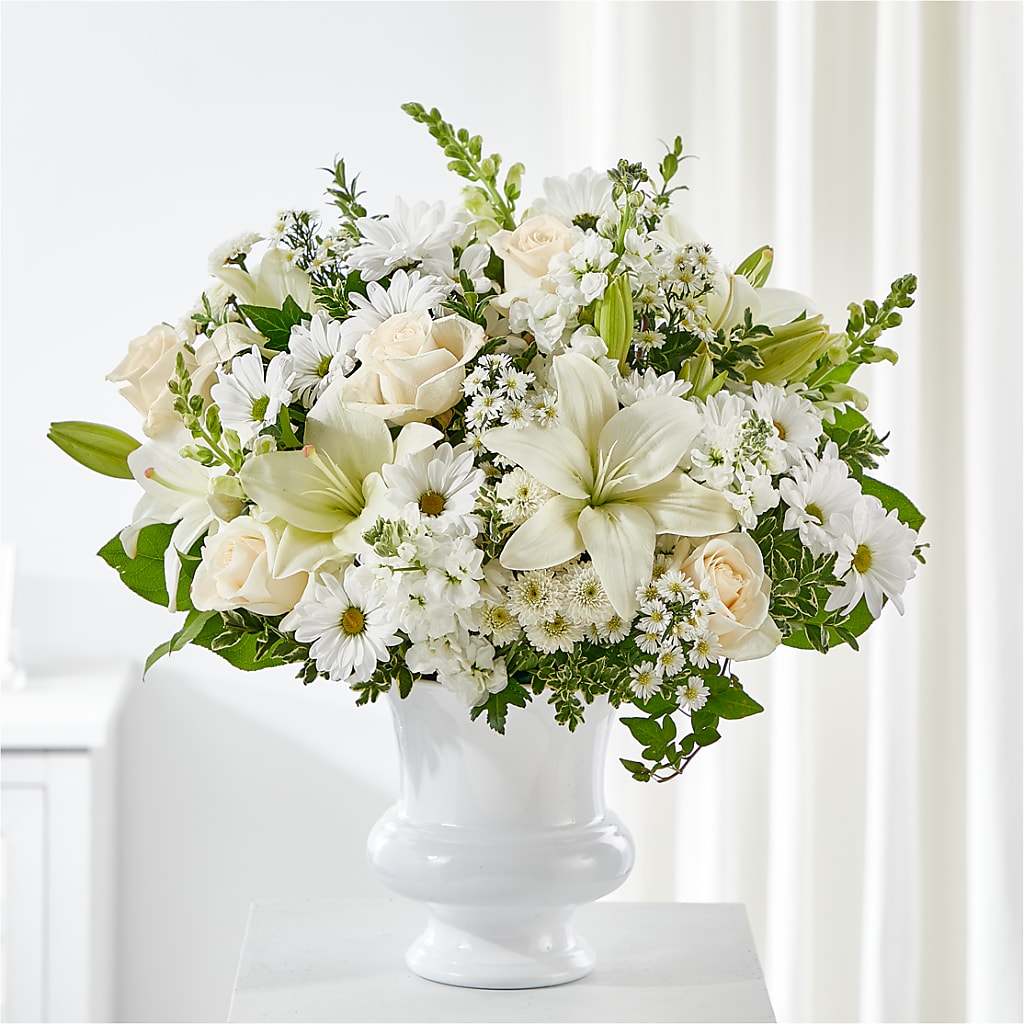Uplifting Urn Arrangement – County Seat Florist, Mays Landing NJ
