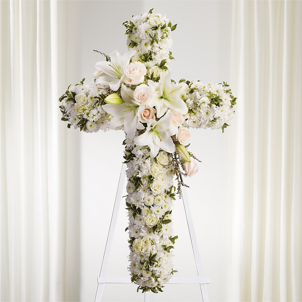 Spiritual Guidance Standing Spray – County Seat Florist, Mays Landing NJ