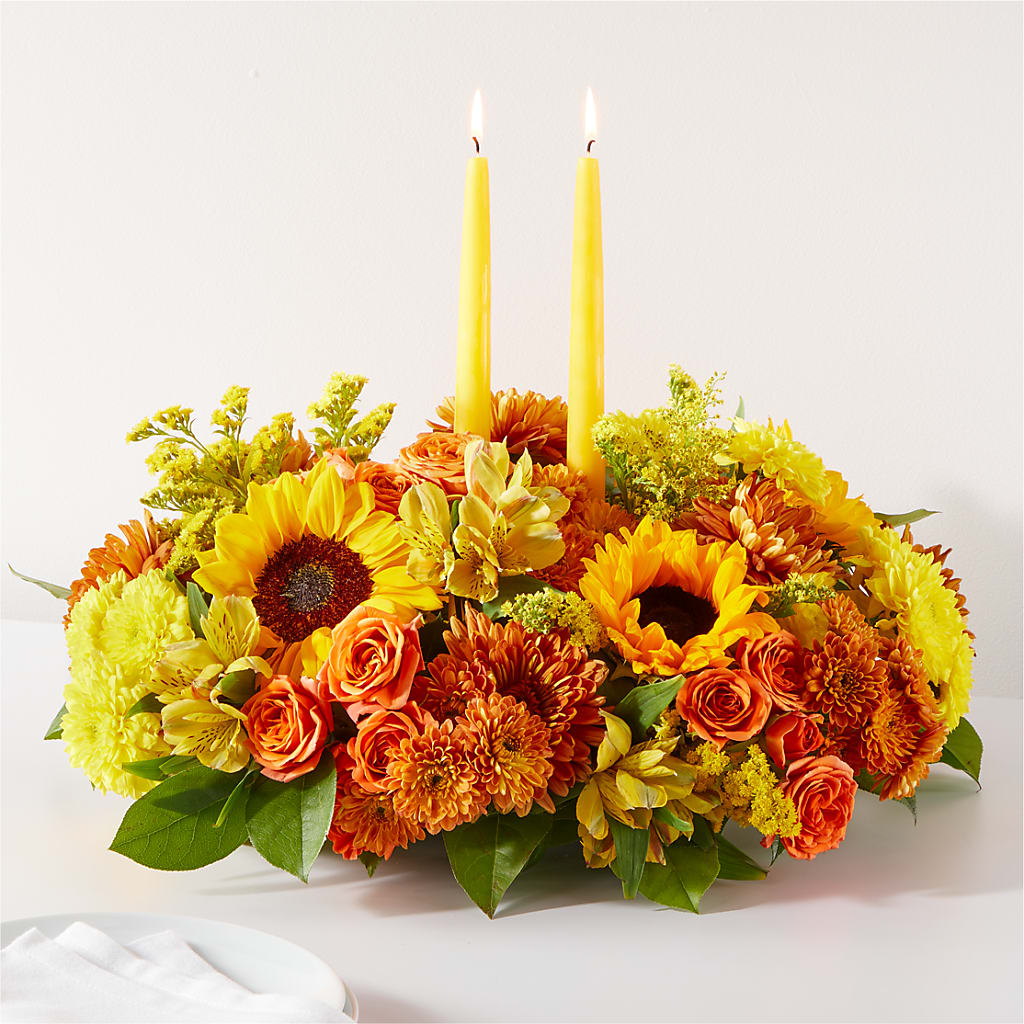 Autumn Harmony Centerpiece – County Seat Florist, Mays Landing NJ