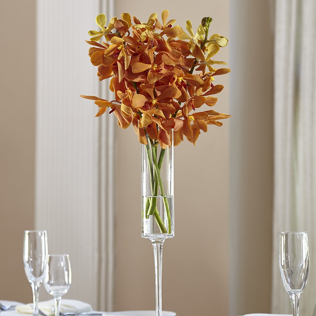 Orange Mokara Bouquet – County Seat Florist, Mays Landing NJ