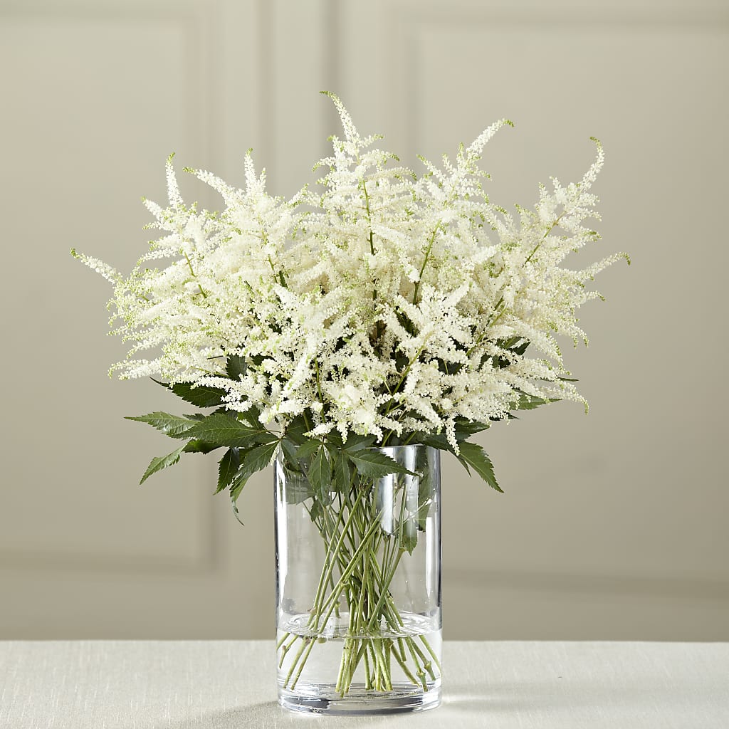 White Astilbe Bouquet – County Seat Florist, Mays Landing NJ