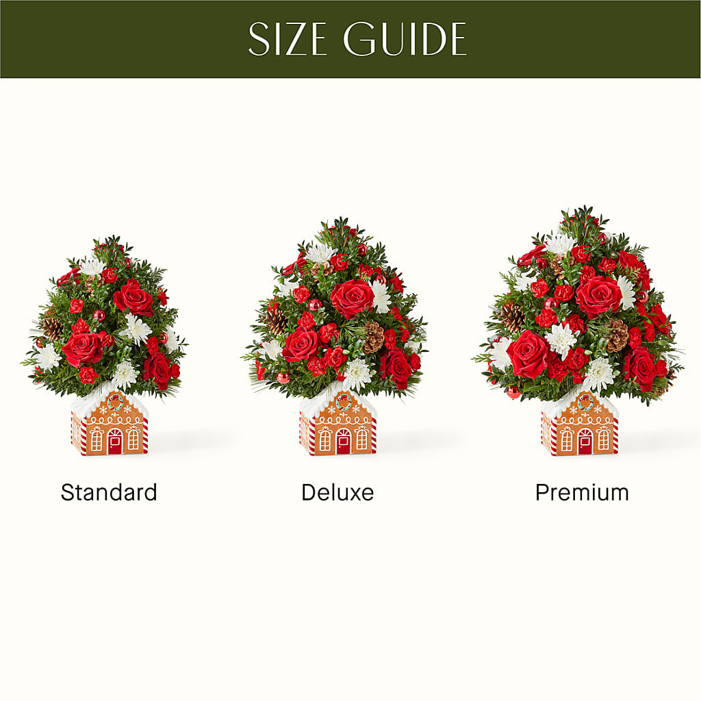 Spiced Gingerbread Tree –  County Seat Florist, Mays Landing NJ