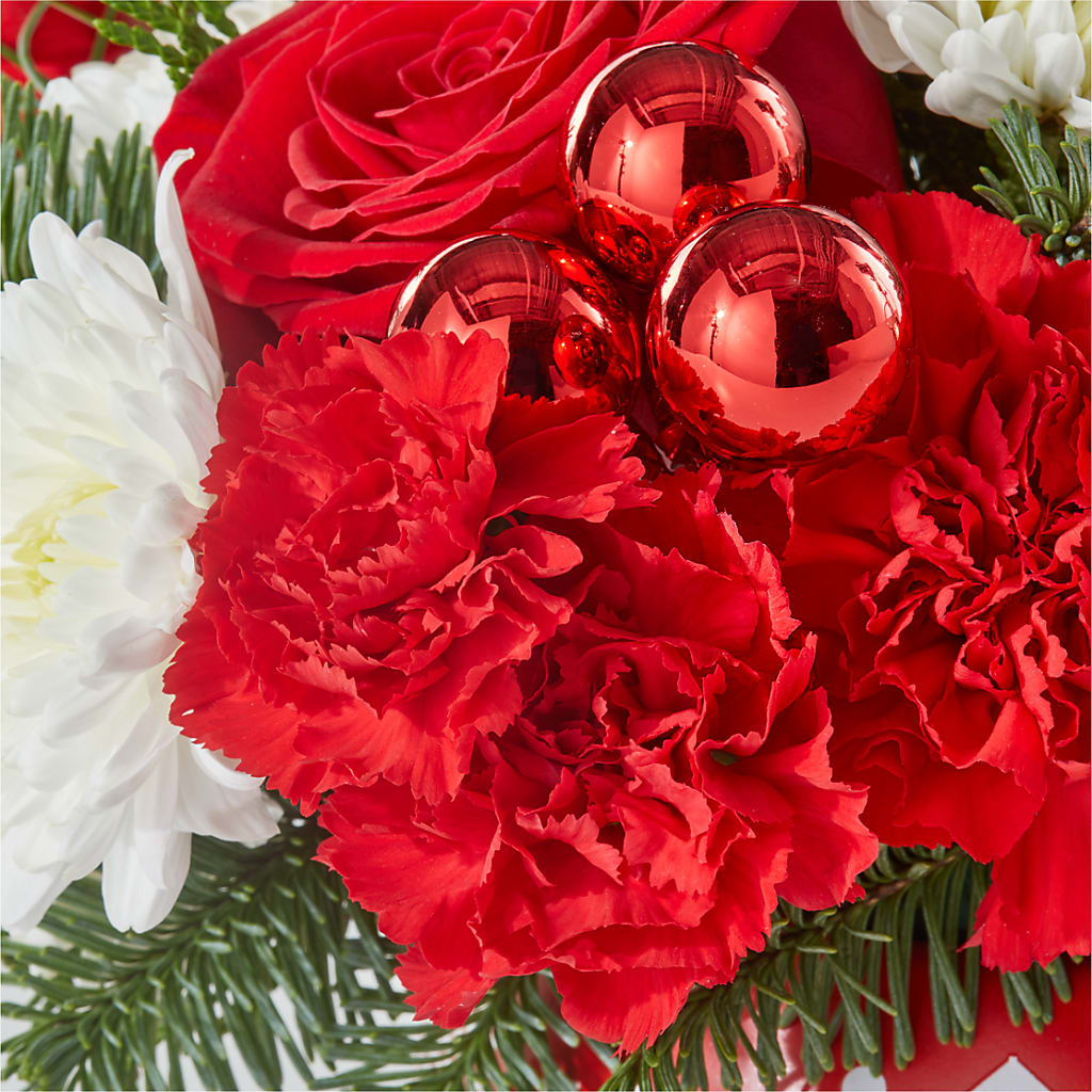Cheer in the Air Ornament –  County Seat Florist, Mays Landing NJ