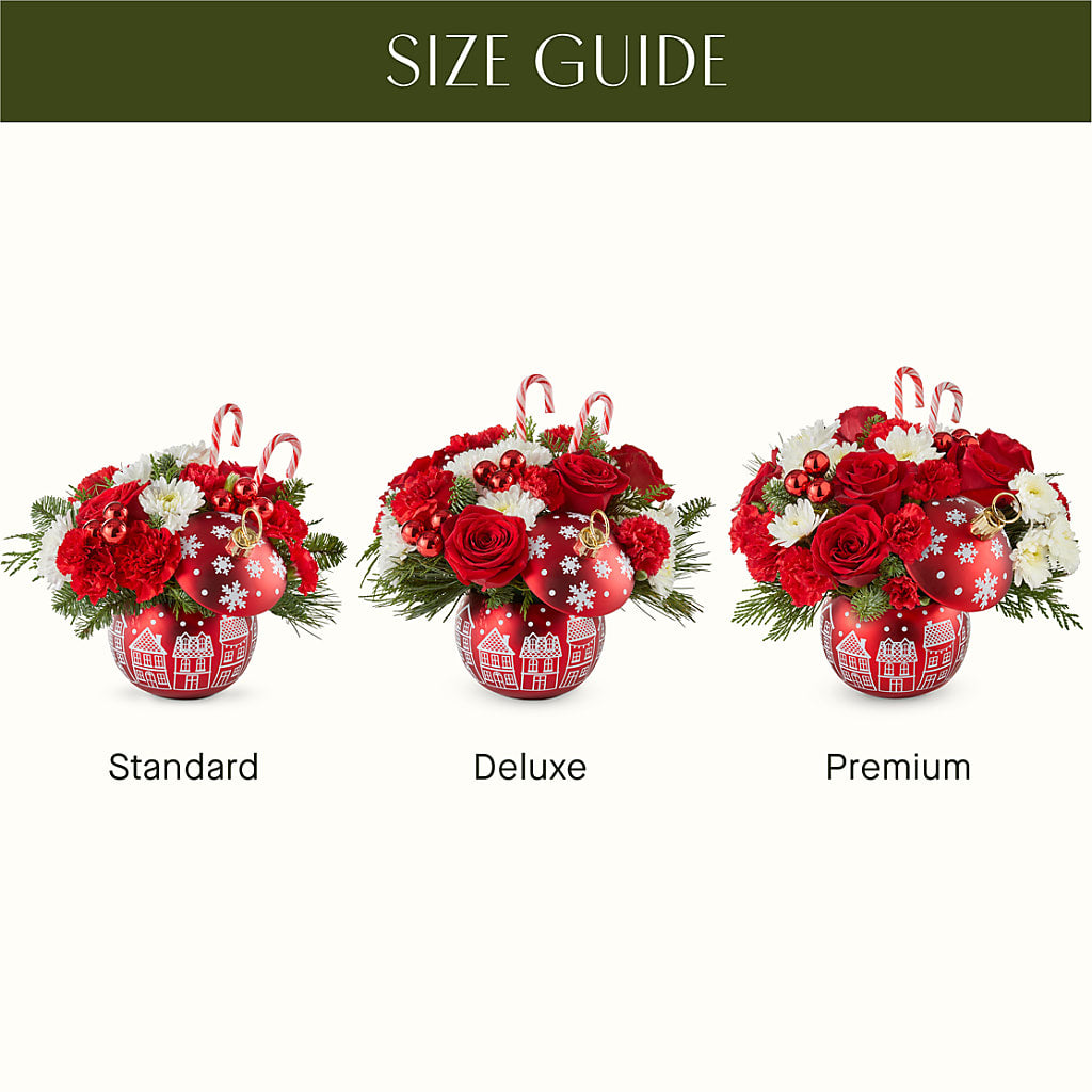 Cheer in the Air Ornament –  County Seat Florist, Mays Landing NJ