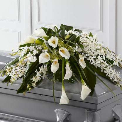 Angel Wings Casket Spray –  County Seat Florist, Mays Landing NJ