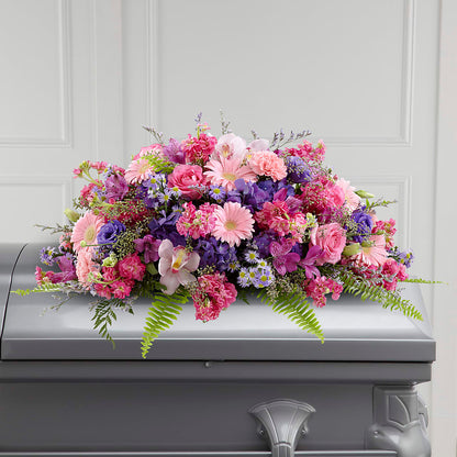 Glorious Garden Casket Spray –  County Seat Florist, Mays Landing NJ