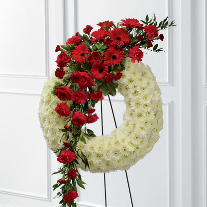 Graceful Tribute Wreath –  County Seat Florist, Mays Landing NJ