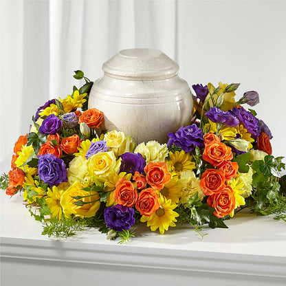 Blossoms of Remembrance Cremation Adornment –  County Seat Florist, Mays Landing NJ