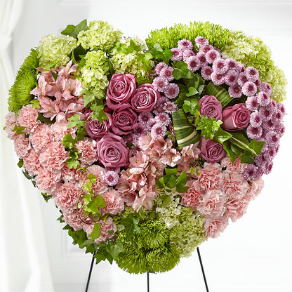 Heartwarming Standing Heart –  County Seat Florist, Mays Landing NJ