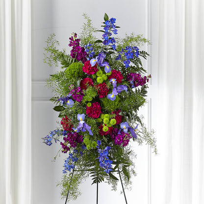 Heavenly Skies Standing Spray –  County Seat Florist, Mays Landing NJ