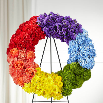 Circle of Love Wreath –  County Seat Florist, Mays Landing NJ