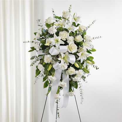 With Care Standing Spray –  County Seat Florist, Mays Landing NJ