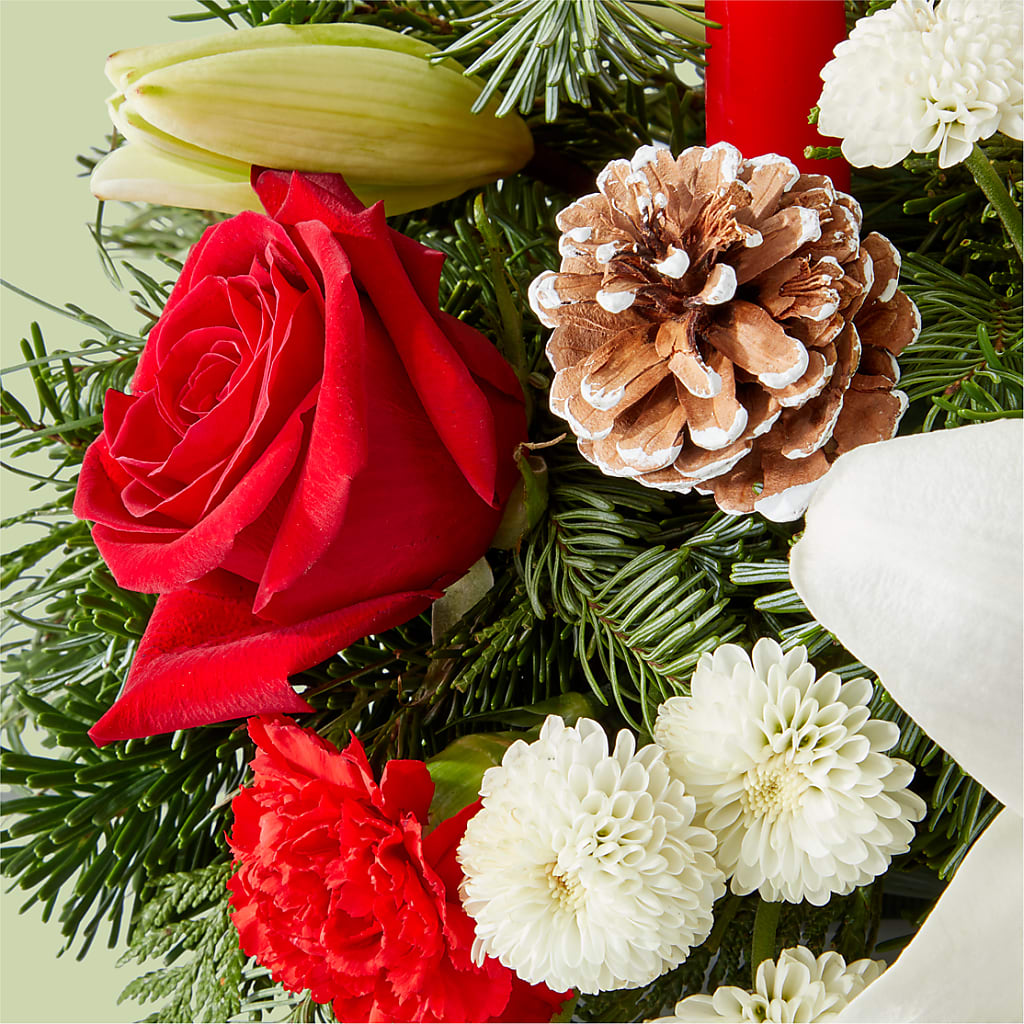 Seasonal Festivities Centerpiece –  County Seat Florist, Mays Landing NJ