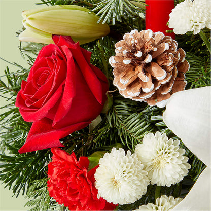 Seasonal Festivities Centerpiece –  County Seat Florist, Mays Landing NJ