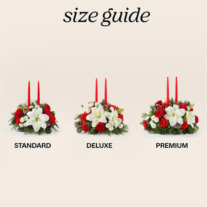 Seasonal Festivities Centerpiece –  County Seat Florist, Mays Landing NJ