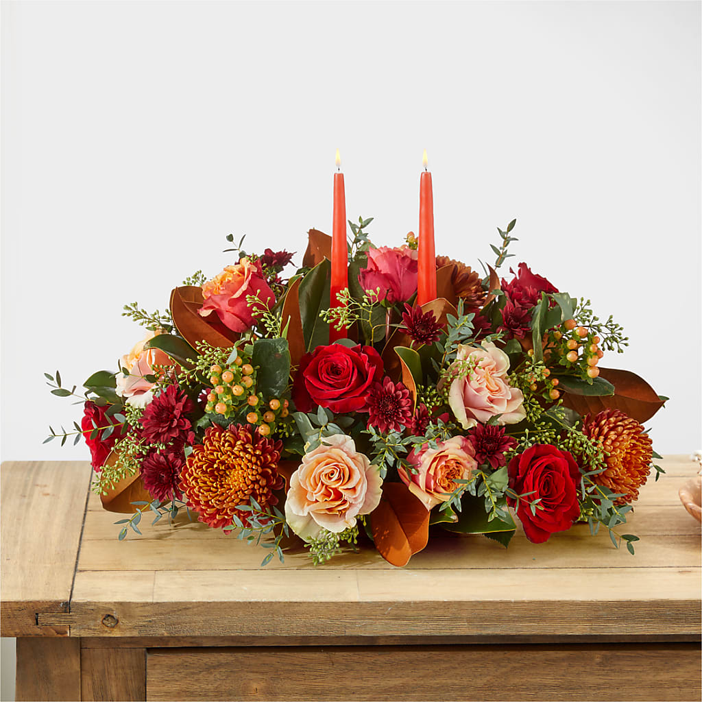 Gather Near Centerpiece –  County Seat Florist, Mays Landing NJ