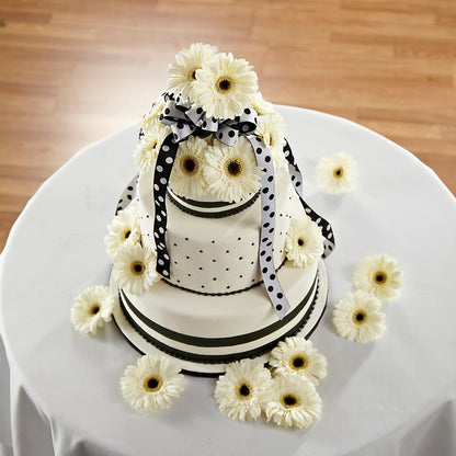 Simple Sophistication Cake Décor –  County Seat Florist, Mays Landing NJ