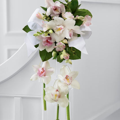 Perfect Entrance Pew Arrangement –  County Seat Florist, Mays Landing NJ