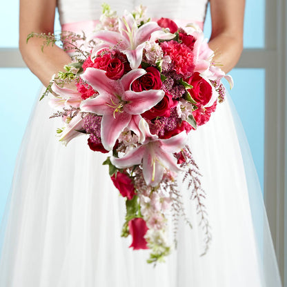 Lily & Rose Bouquet –  County Seat Florist, Mays Landing NJ