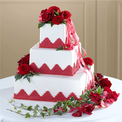 Forever Happiness Cake Decor –  County Seat Florist, Mays Landing NJ